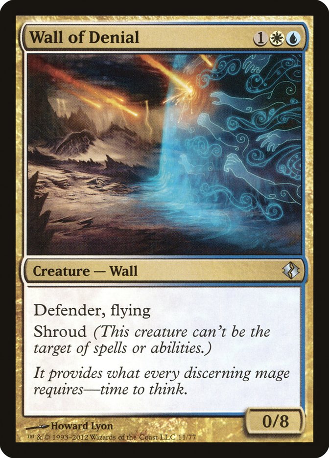 Wall of Denial [Duel Decks: Venser vs. Koth] | Mega City Incorporated