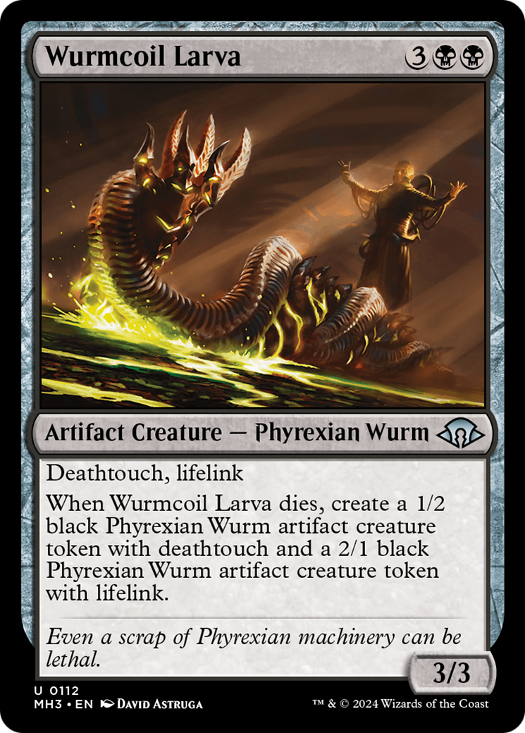 Wurmcoil Larva [Modern Horizons 3] | Mega City Incorporated