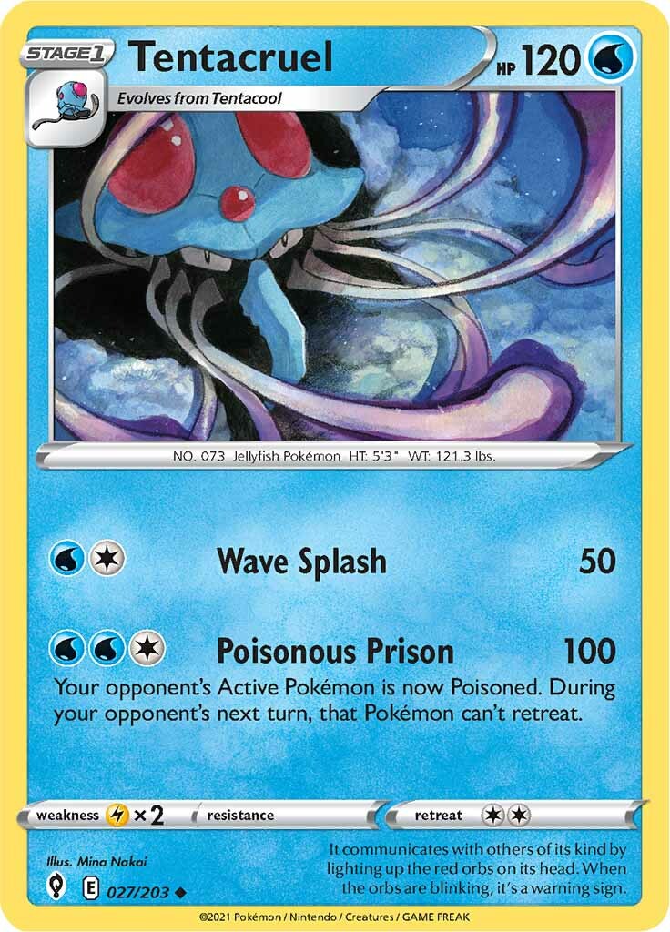 Tentacruel (027/203) [Sword & Shield: Evolving Skies] | Mega City Incorporated