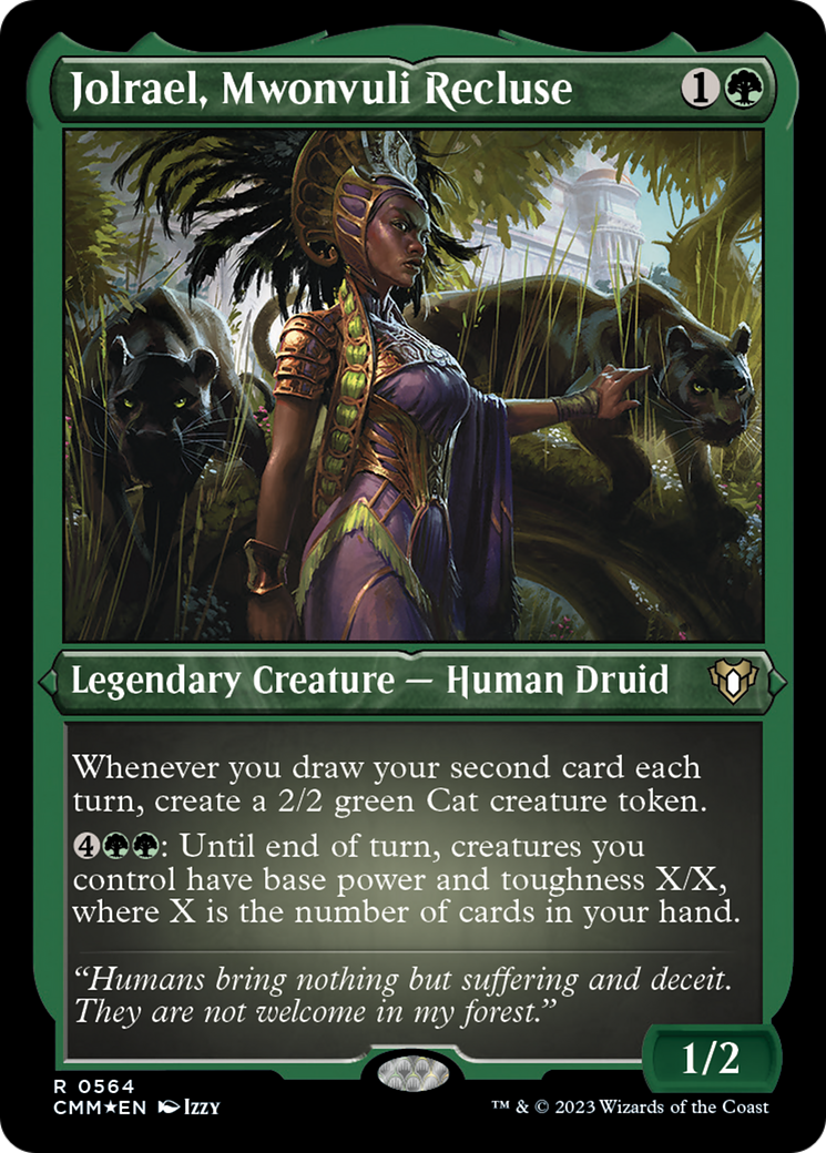 Jolrael, Mwonvuli Recluse (Foil Etched) [Commander Masters] | Mega City Incorporated