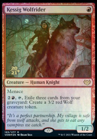 Kessig Wolfrider [Innistrad: Crimson Vow Prerelease Promos] | Mega City Incorporated