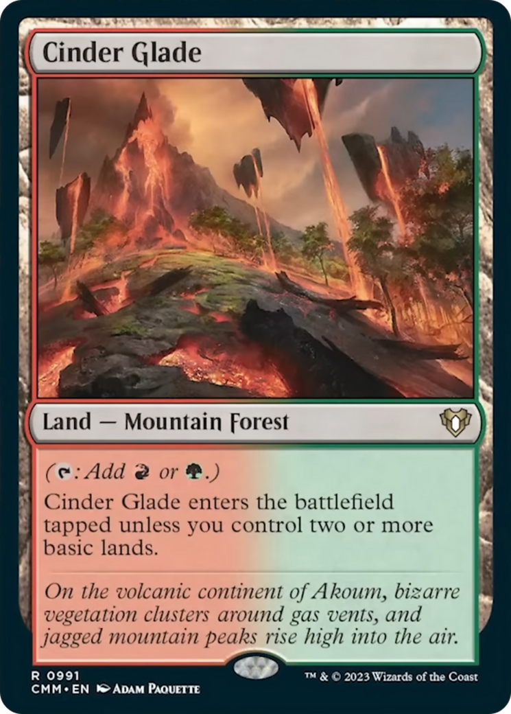 Cinder Glade [Commander Masters] | Mega City Incorporated