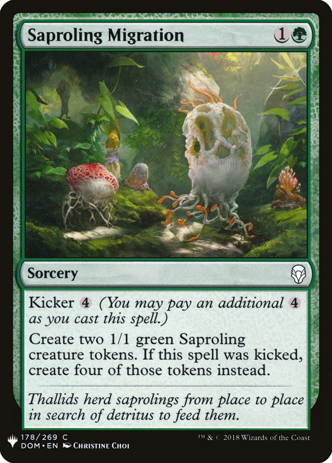 Saproling Migration [Mystery Booster] | Mega City Incorporated