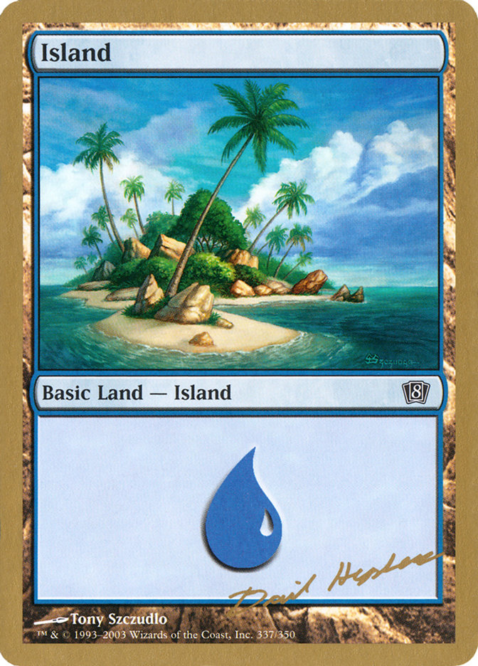 Island (dh337) (Dave Humpherys) [World Championship Decks 2003] | Mega City Incorporated