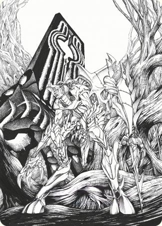 Lukka, Bound to Ruin Art Card [Phyrexia: All Will Be One Art Series] | Mega City Incorporated