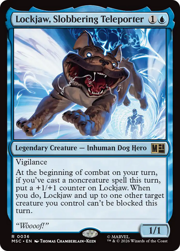 Lockjaw, Slobbering Teleporter (Surge Foil) [Marvel Super Heroes Commander] | Mega City Incorporated