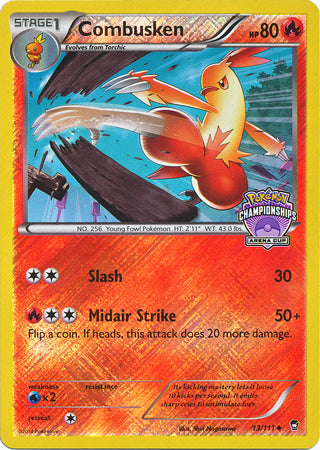 Combusken (13/111) (States Championship Promo) [XY: Furious Fists] | Mega City Incorporated