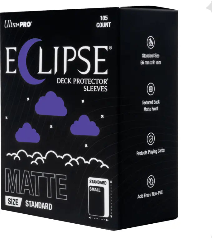 Ultra PRO Sleeves Enhanced Eclipse MATTE Royal Purple | Mega City Incorporated