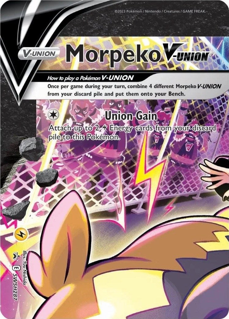 Morpeko V-Union (SWSH287) [Sword & Shield: Black Star Promos] | Mega City Incorporated