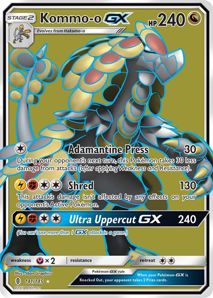 Kommo-o GX (141/145) [Sun & Moon: Guardians Rising] | Mega City Incorporated