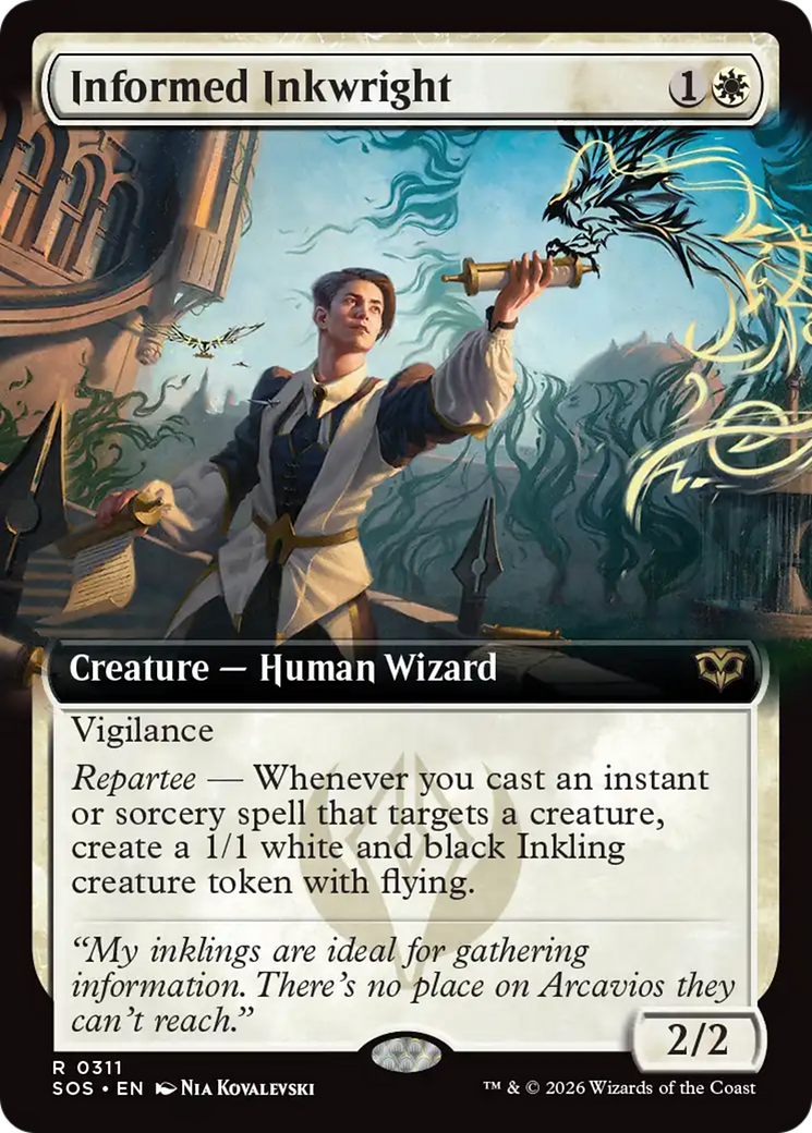 Informed Inkwright (Extended Art) [Secrets of Strixhaven] | Mega City Incorporated