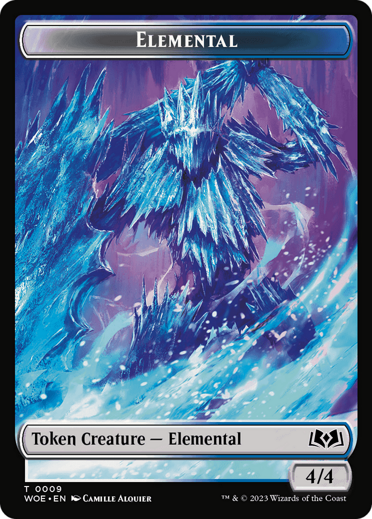 Elemental // Food (0011) Double-Sided Token [Wilds of Eldraine Tokens] | Mega City Incorporated