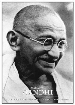 Poster - Mahatma Gandhi | Mega City Incorporated