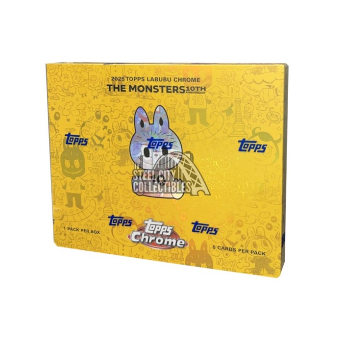 2025 Topps Chrome Labubu 10th Anniversary Box | Mega City Incorporated