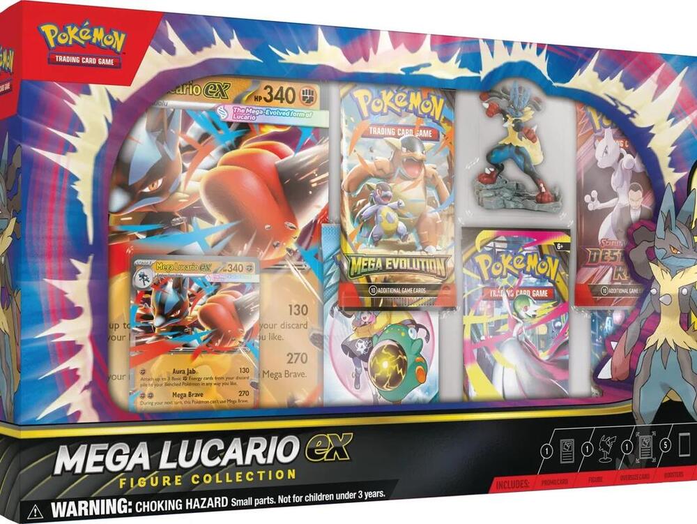 Mega Lucario ex Premium Figure Collection | Mega City Incorporated