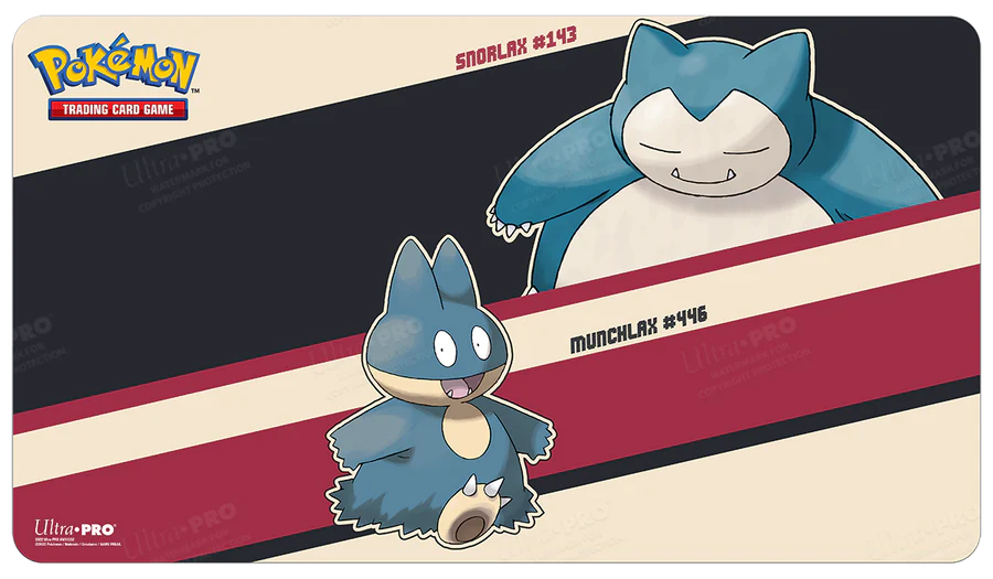 Snorlax and Munchlax Standard Gaming Playmat | Mega City Incorporated