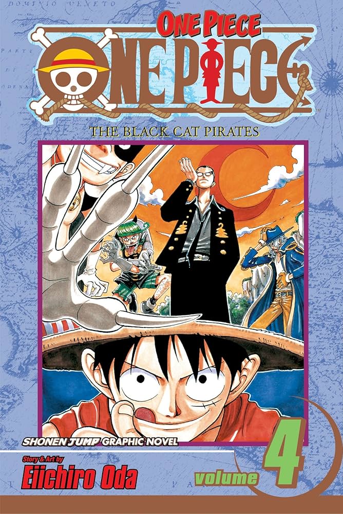 One Piece, Vol. 4: The Black Cat Pirates | Mega City Incorporated