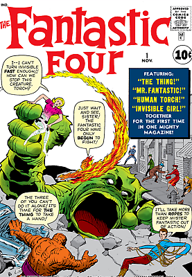 Poster - Fantastic Four #1 Facsimile Ed. | Mega City Incorporated