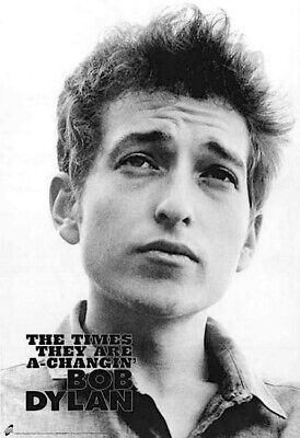 Poster - Bob Dylan the times they are a changin | Mega City Incorporated