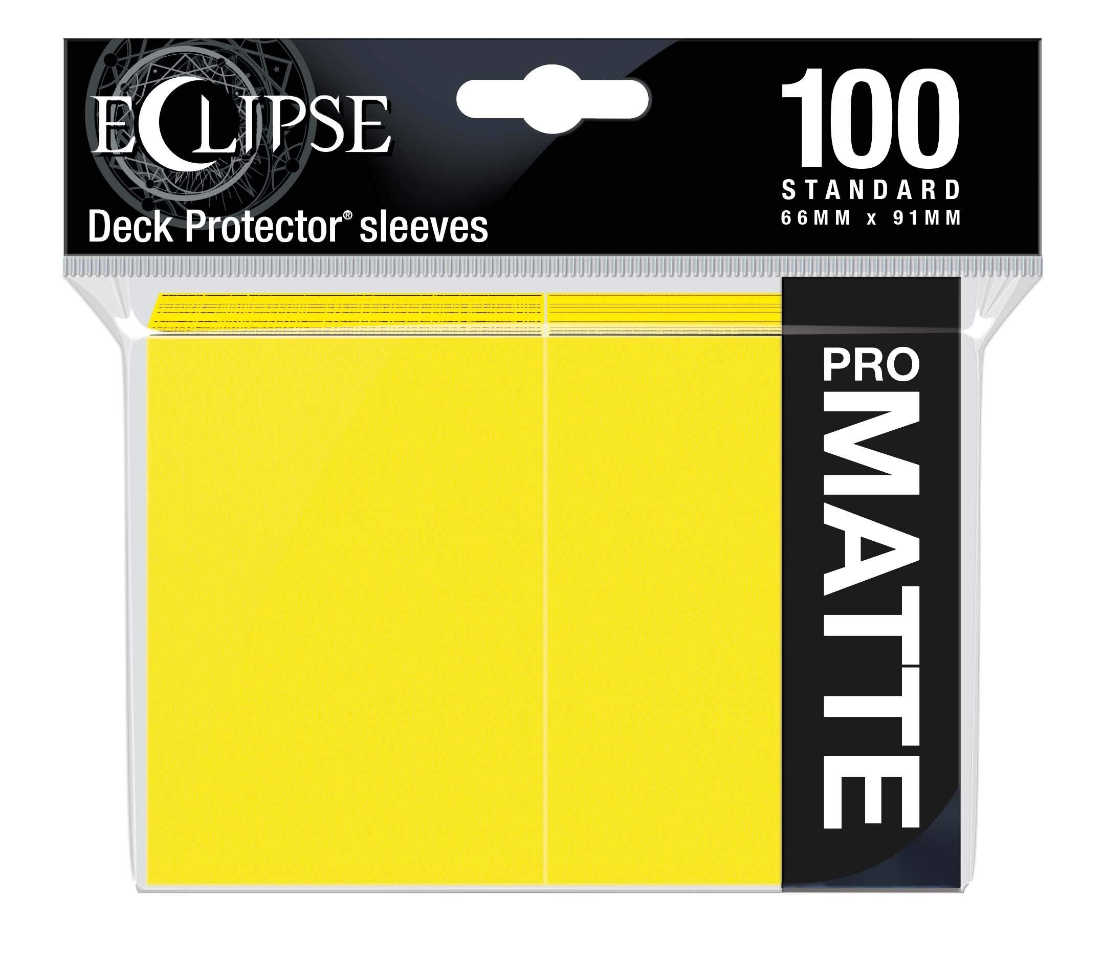Ultra Pro Eclipse Matte - Yellow | Mega City Incorporated