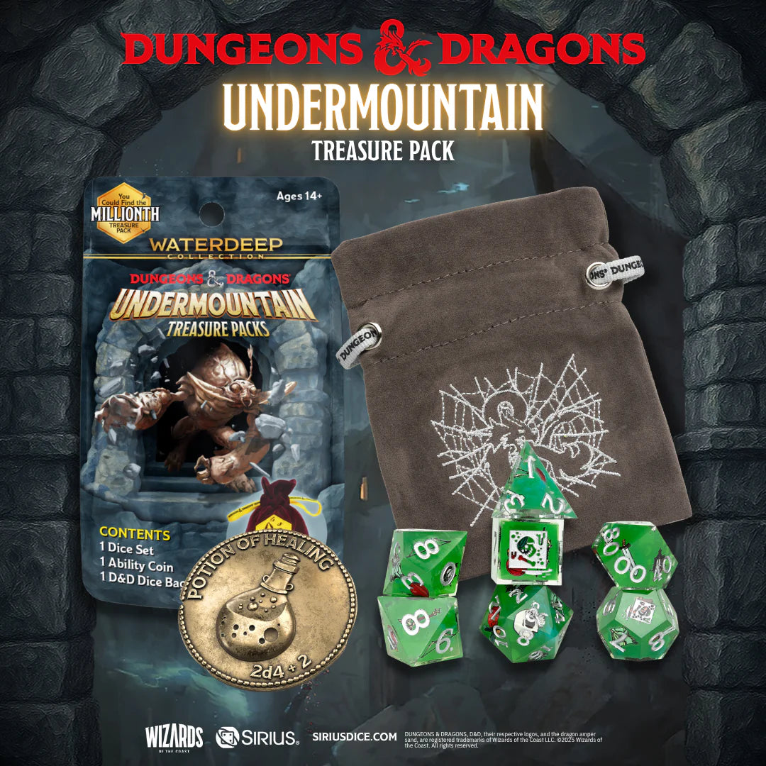 Dungeons & Dragons Undermountain Treasure Packs: Waterdeep Collection | Mega City Incorporated