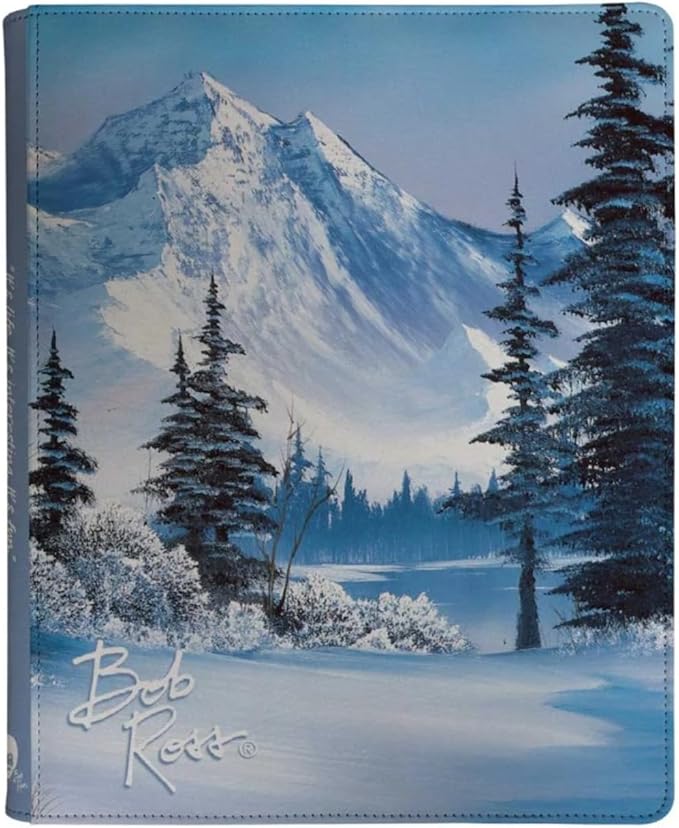 Ultra PRO - Bob Ross Winter Paradise 9-Pocket Zippered PRO-Binder | Mega City Incorporated