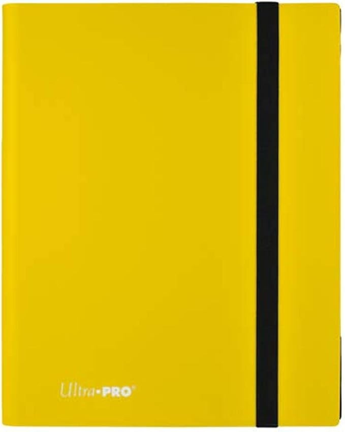 Ultra Pro E-15150 Eclipse 9-Pocket PRO-Binder-Lemon Yellow | Mega City Incorporated