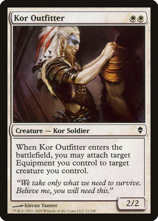 Kor Outfitter [Zendikar] | Mega City Incorporated