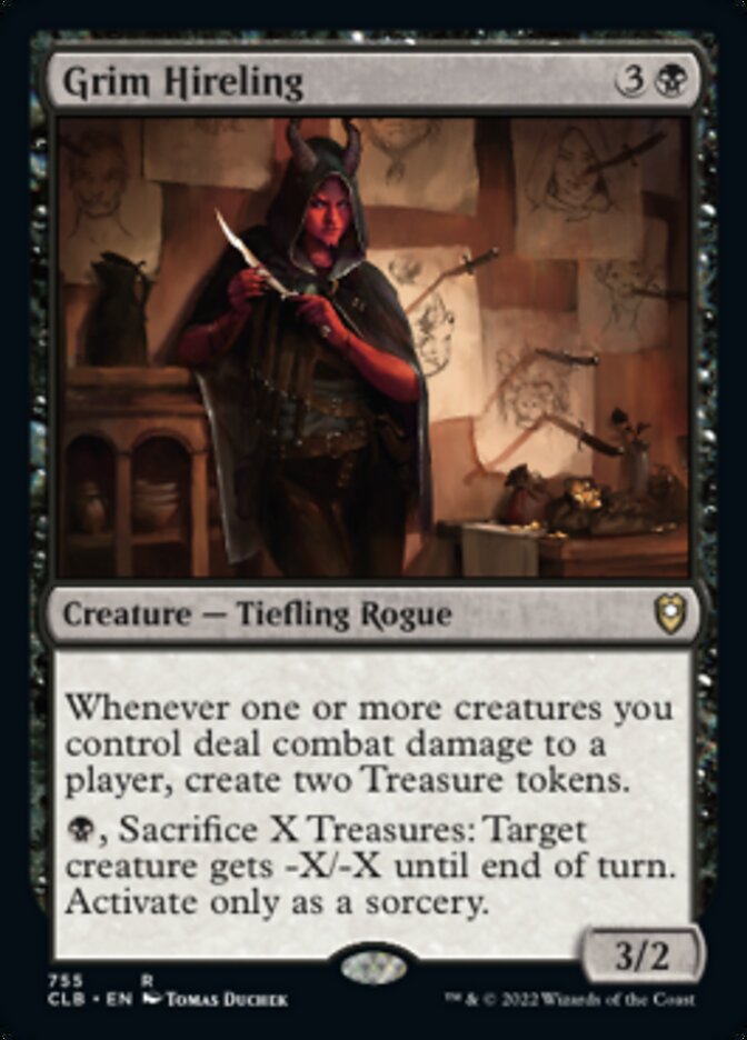 Grim Hireling [Commander Legends: Battle for Baldur's Gate] | Mega City Incorporated