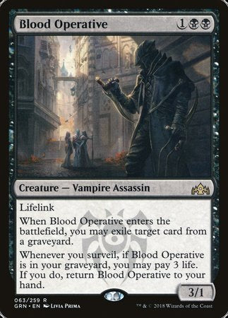 Blood Operative [Guilds of Ravnica] | Mega City Incorporated