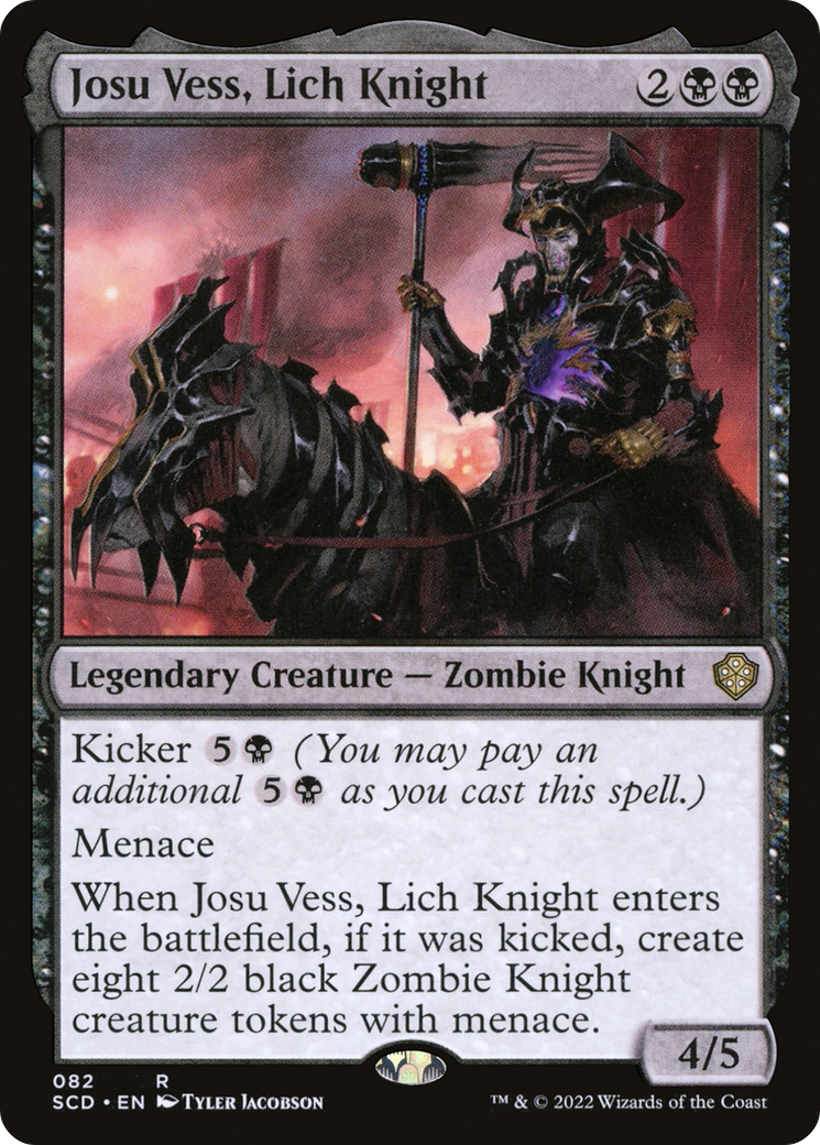 Josu Vess, Lich Knight [Starter Commander Decks] | Mega City Incorporated