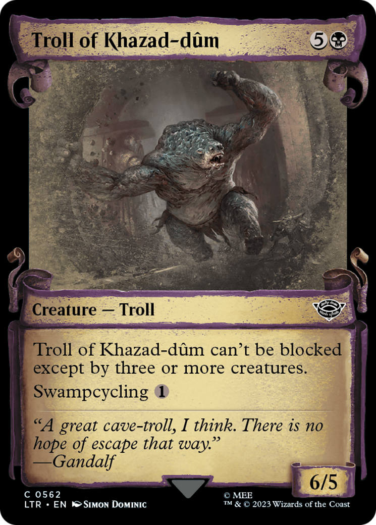 Troll of Khazad-dum [The Lord of the Rings: Tales of Middle-Earth Showcase Scrolls] | Mega City Incorporated