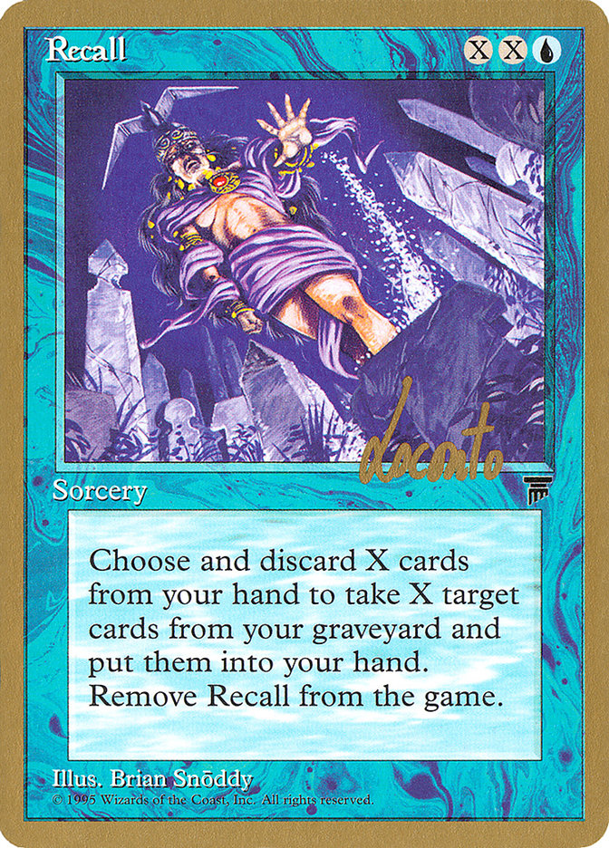 Recall (Michael Loconto) [Pro Tour Collector Set] | Mega City Incorporated