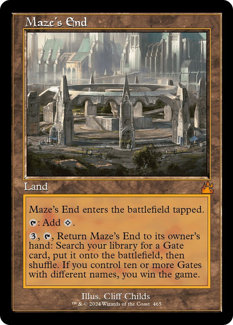 Maze's End (Retro Frame) [Ravnica Remastered] | Mega City Incorporated