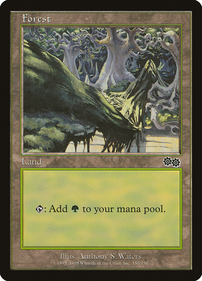 Forest (350) [Urza's Saga] | Mega City Incorporated