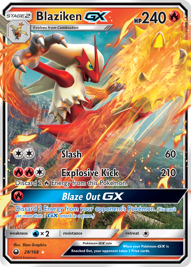 Blaziken GX (28/168) [Sun & Moon: Celestial Storm] | Mega City Incorporated