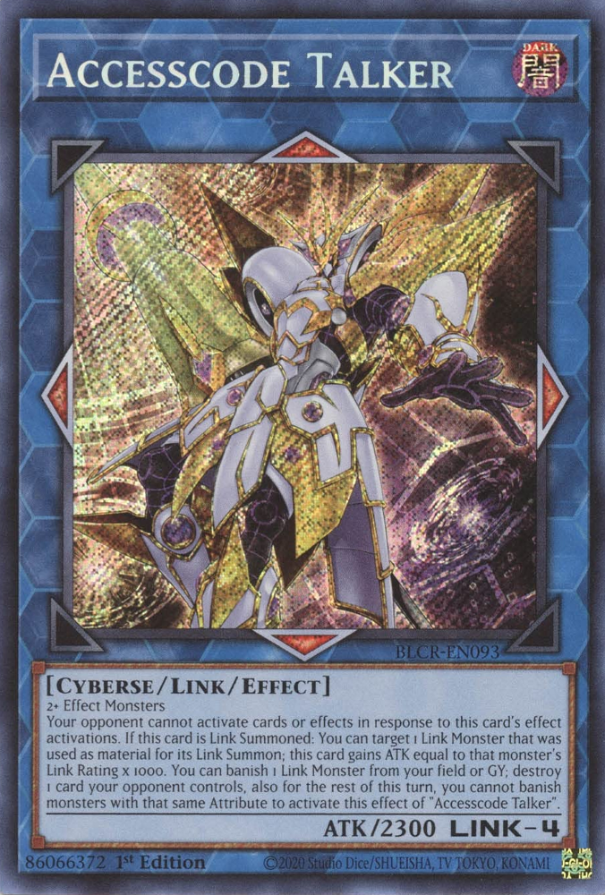 Accesscode Talker [BLCR-EN093] Secret Rare | Mega City Incorporated