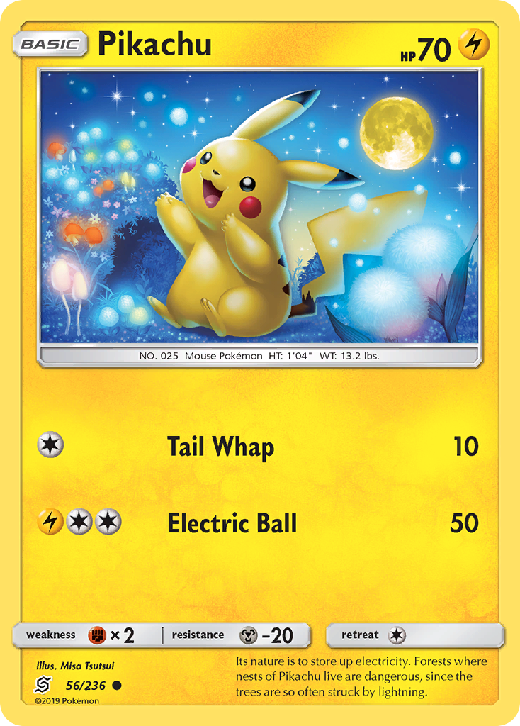 Pikachu (56/236) [Sun & Moon: Unified Minds] | Mega City Incorporated