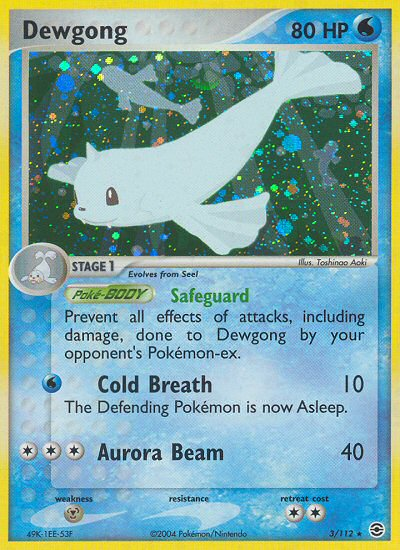 Dewgong (3/112) [EX: FireRed & LeafGreen] | Mega City Incorporated