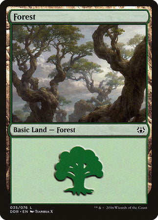 Forest (35) [Duel Decks: Nissa vs. Ob Nixilis] | Mega City Incorporated