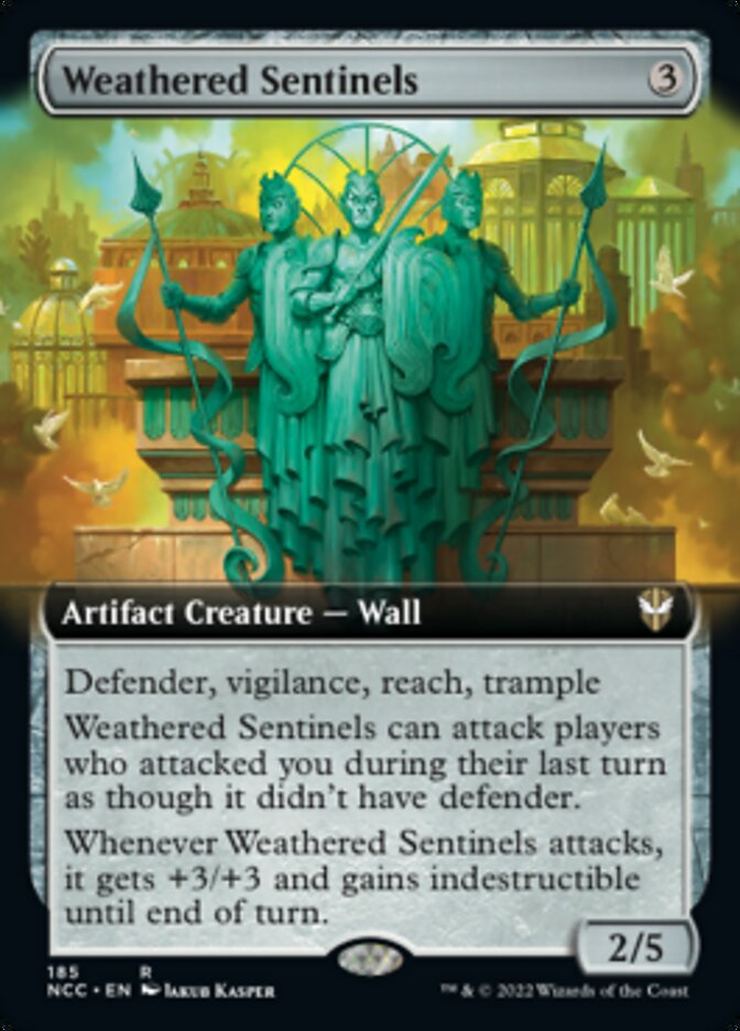 Weathered Sentinels (Extended Art) [Streets of New Capenna Commander] | Mega City Incorporated