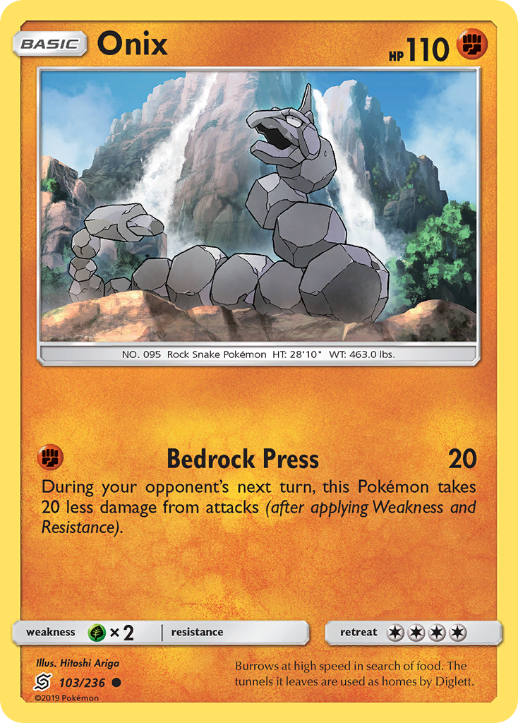 Onix (103/236) [Sun & Moon: Unified Minds] | Mega City Incorporated