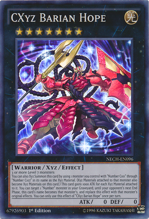 CXyz Barian Hope [NECH-EN096] Super Rare | Mega City Incorporated