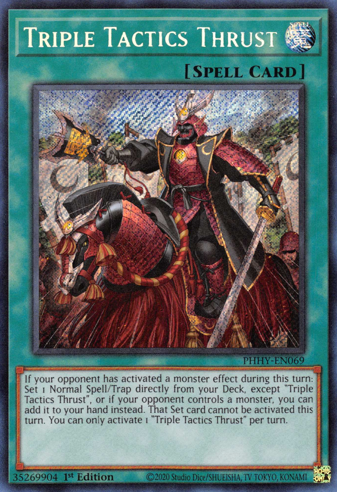 Triple Tactics Thrust [PHHY-EN069] Secret Rare | Mega City Incorporated