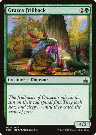 Orazca Frillback [Rivals of Ixalan] | Mega City Incorporated