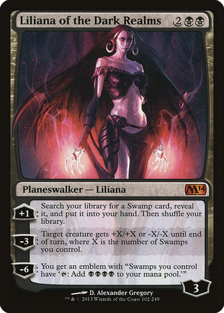 Liliana of the Dark Realms [Magic 2014] | Mega City Incorporated