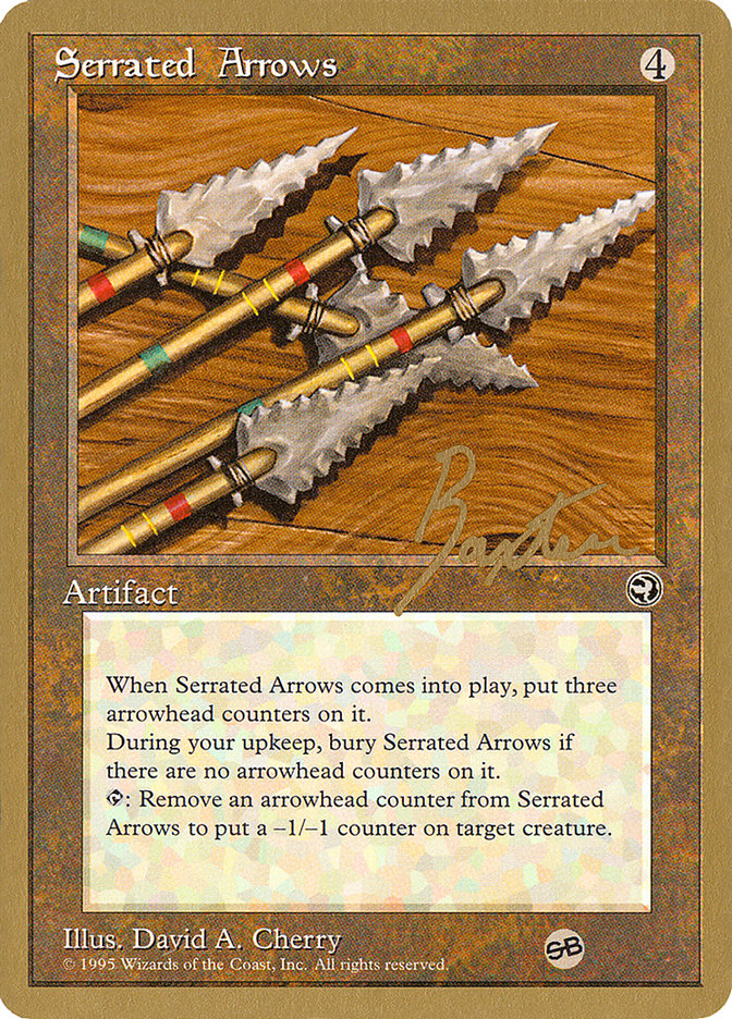 Serrated Arrows (George Baxter) (SB) [Pro Tour Collector Set] | Mega City Incorporated