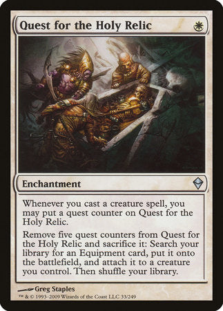 Quest for the Holy Relic [Zendikar] | Mega City Incorporated