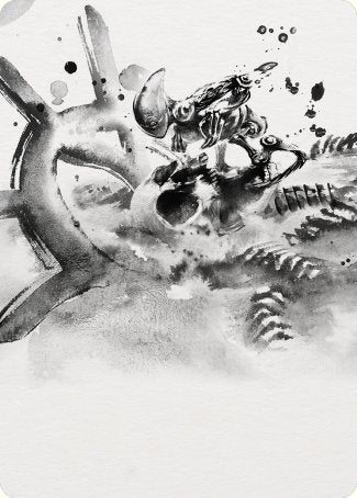 Myr Convert Art Card [Phyrexia: All Will Be One Art Series] | Mega City Incorporated