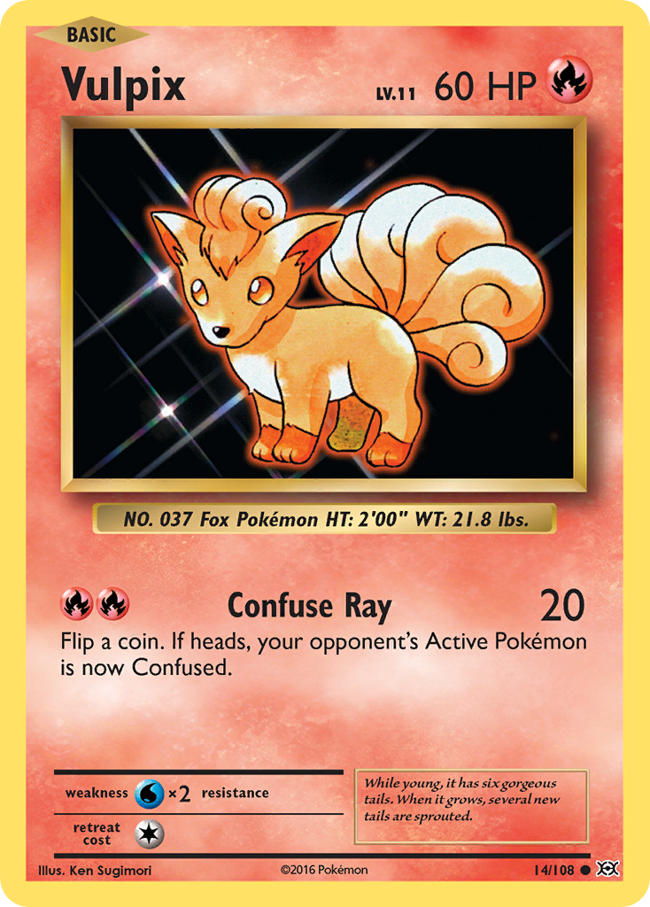 Vulpix (14/108) [XY: Evolutions] | Mega City Incorporated